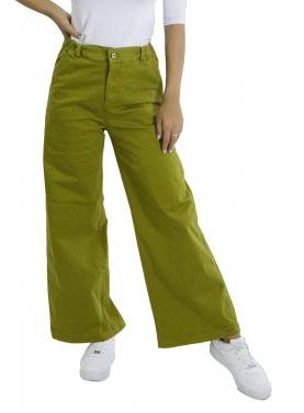 Chino palazzo in cotone
